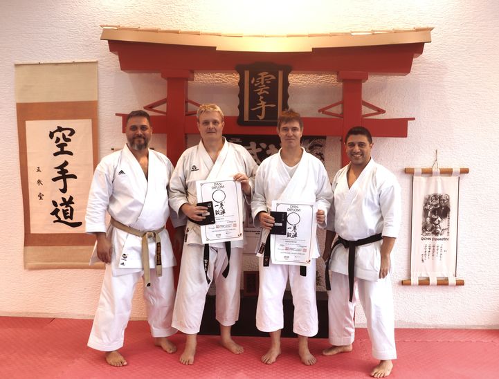 2. DAN Karate für Georg Daus und Thomas Werner