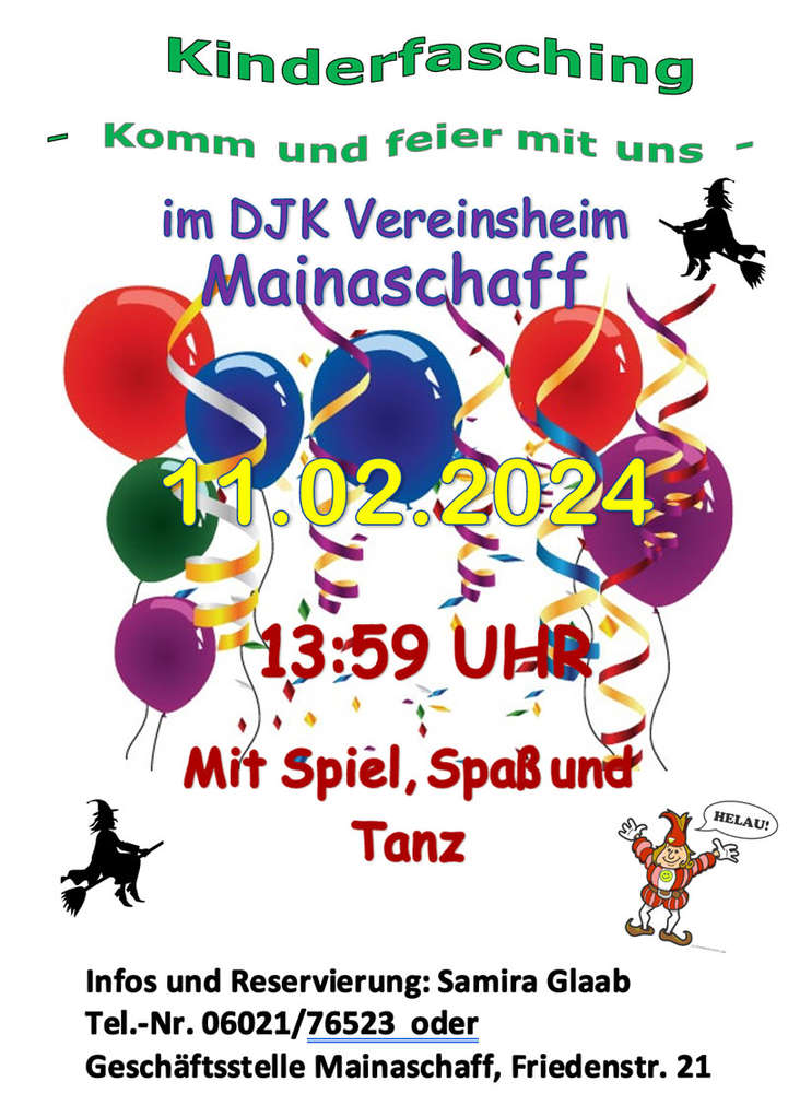 Kinderfasching Mainaschaff